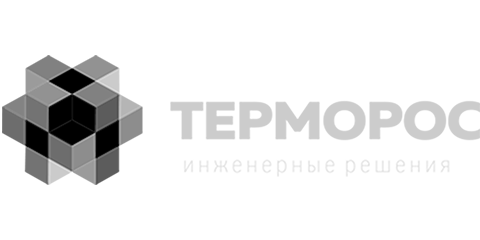 Логотип компании по производству холодильного оборудования Терморос